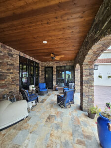 Covered Back Porch